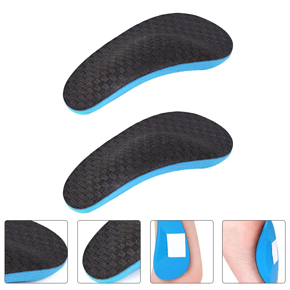 

1 Pair Arch Support Pads Supple Foot Cushions Durable Flatfoot Pads Long Lasting Foot Care Supplies For Women Men White