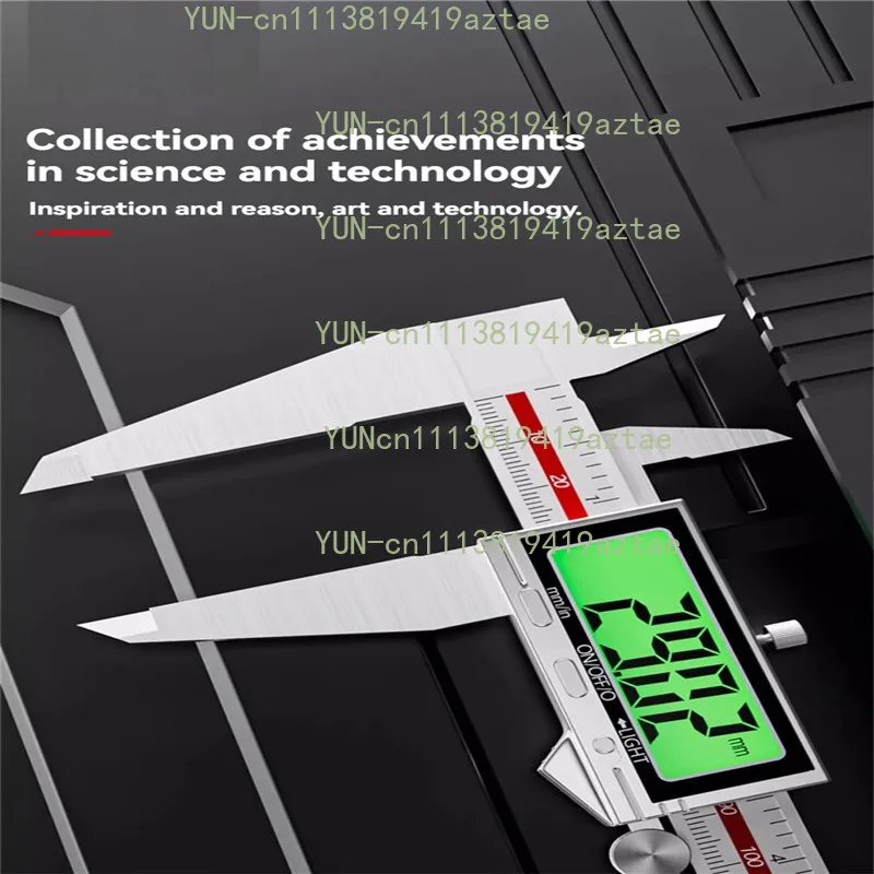 Industrial grade digital vernier caliper - high-precision electronic stainless steel ruler - precision part measuring tool