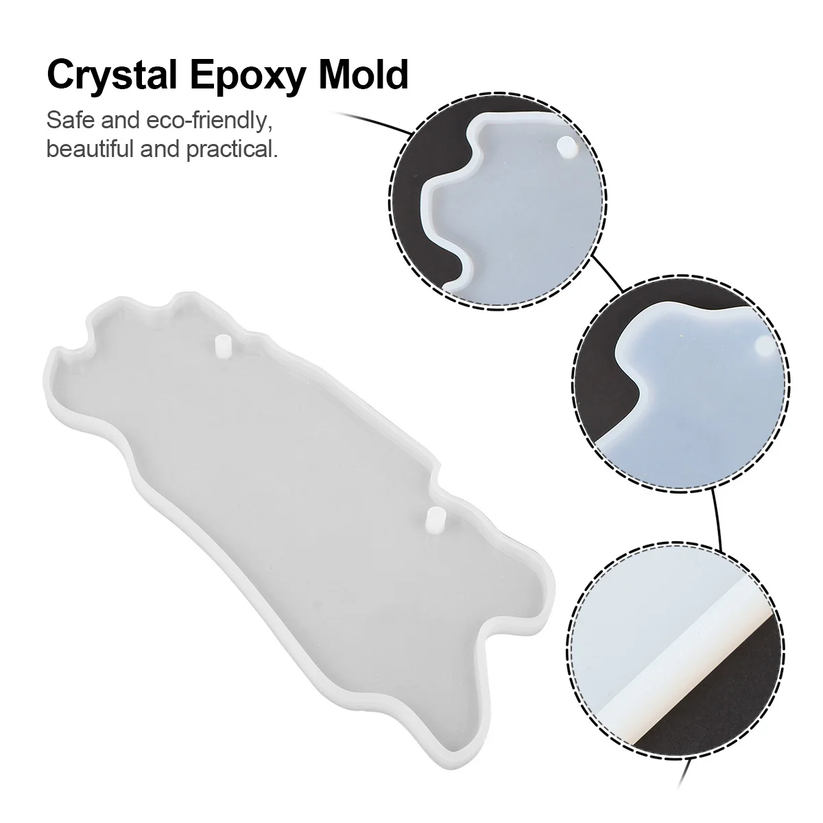 

1 шт., силиконовая дверная табличка, хрустальная форма, простая в использовании, чистая для поделок своими руками, красивые список, форма для дверной таблички, силиконовые формы