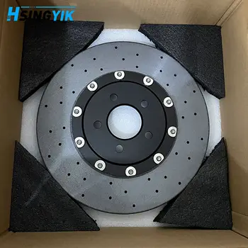 適用於 2020-2022 年福特野馬 GT500(配備原廠 Brembo 卡鉗)的高性能後輪 370mm 碳陶瓷煞車碟盤 CCB 10 最佳銷售 Brembo卡鉗 - №7