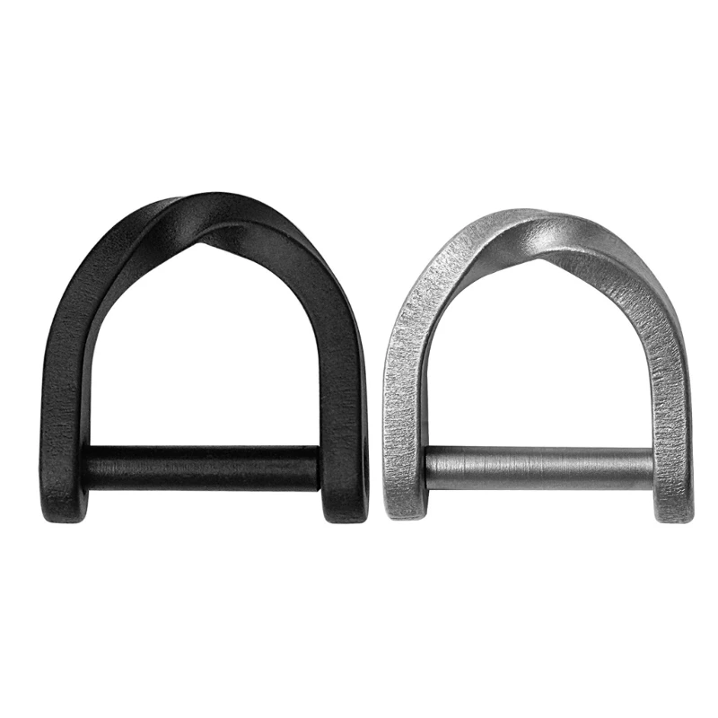 

Stainless Steel Carabiner Key Hanging Buckles Travel Carabiner Outdoor Keyring for Easy Gears Organization on Trail X5QF