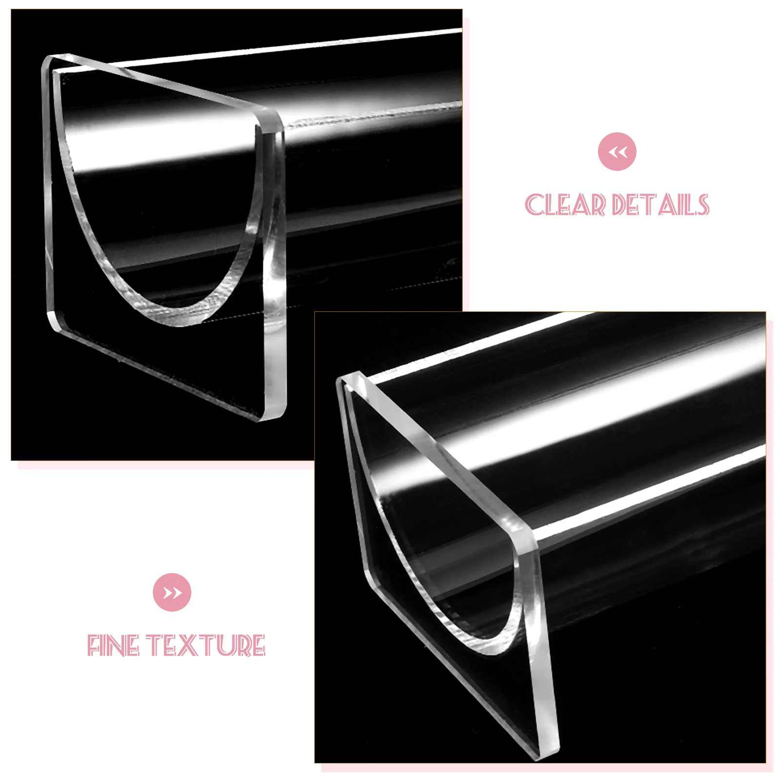 

Acrylic Biscuit Tray Transparent Serving Platter For Dessert Snack Storage Multi-Function Party Food Display Appetizer Tray