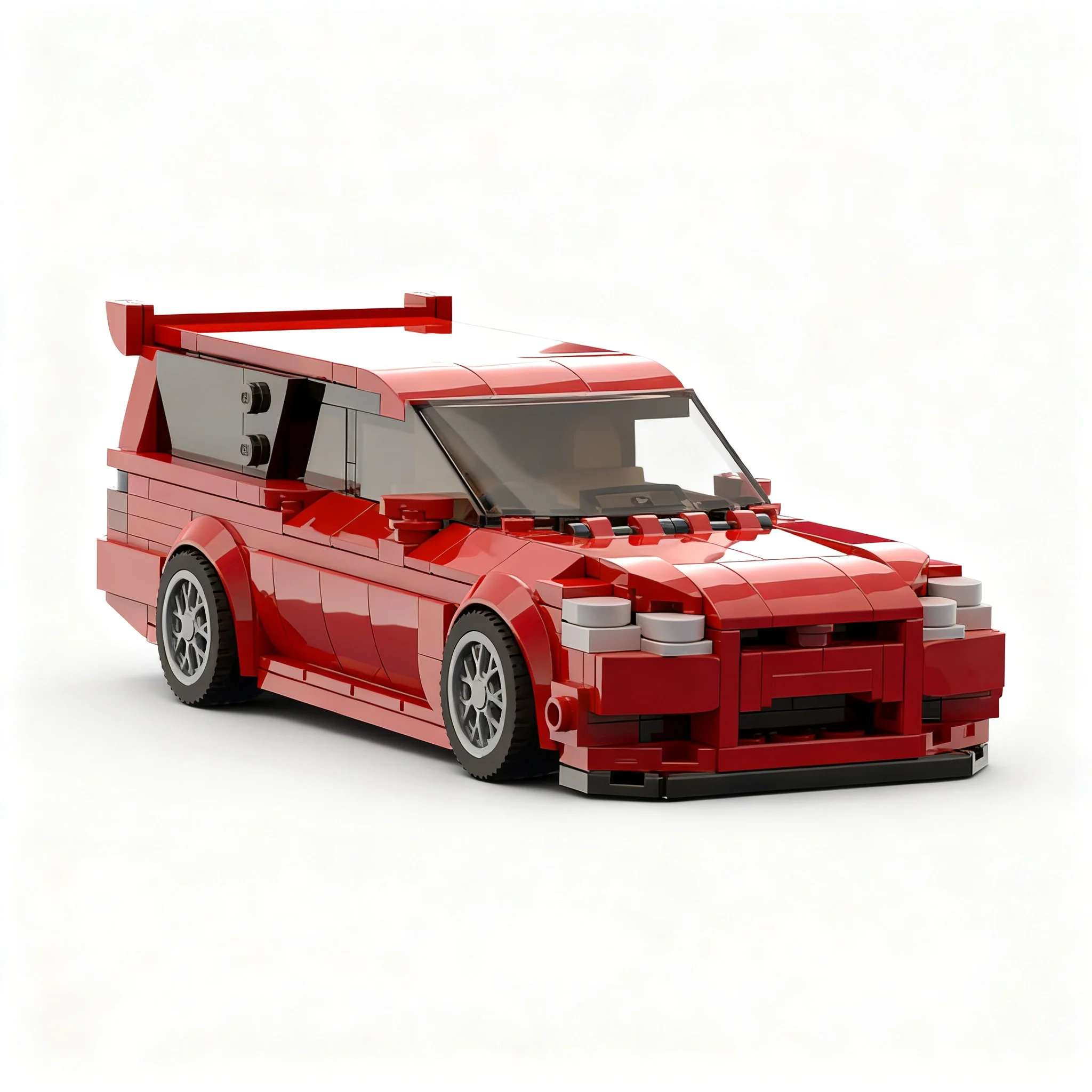 400pcs MOC Japanese Auto Stagea Sports Coupe R34 City Champions Model Building Blocks Construction Toys Christmas Gifts Assemble