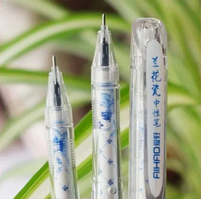 AiHao Brand Gel-Ink Pen, 12pcs/dozen Chinese Style Roller Tip Pen, Office Work Pen, High Quality