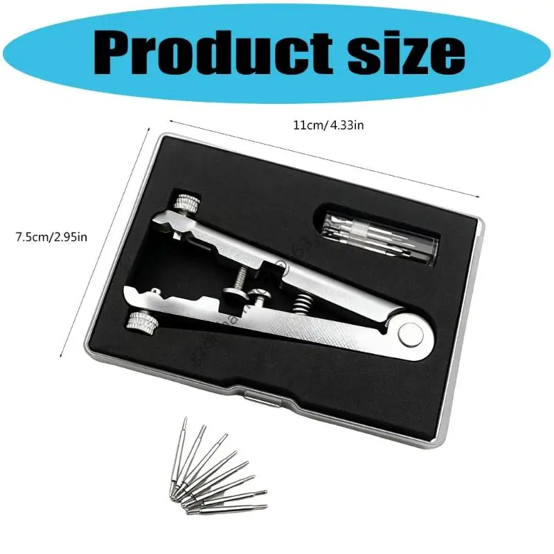 كماشة إزالة قضيب زنبركي بمقبض نونسليب X7AB من أجل تركيب حزام الساعة بكفاءة #6