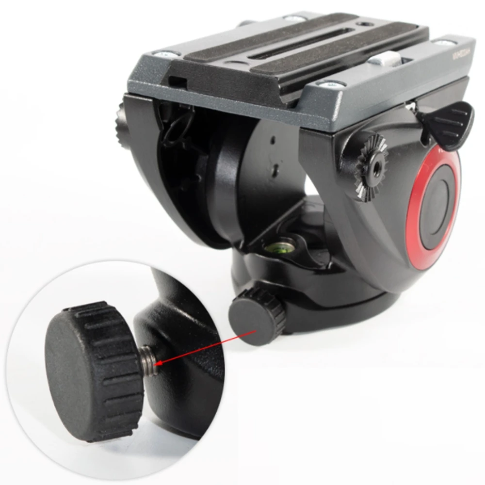 Tornillos de bloqueo de Base de cabeza hidráulica, accesorios de cámara, aptos para Manfrotto MVH500AH