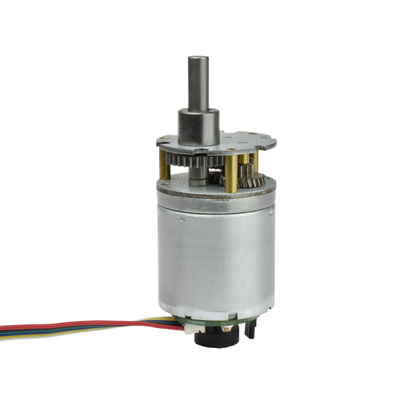 DC Gear Motor 24V with Encoder JGB37-3530 High Torque Gear Micro Small Low Speed Motor DC Electric Motor for DIY Hobby