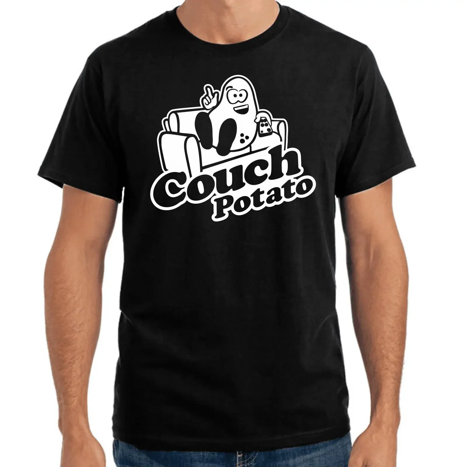 Couch Potato Couchpotato Sprüche Spruch Geschenk Spaß Fun Comedy Lustig T Shirt vintage Washed Versatile designer clothes