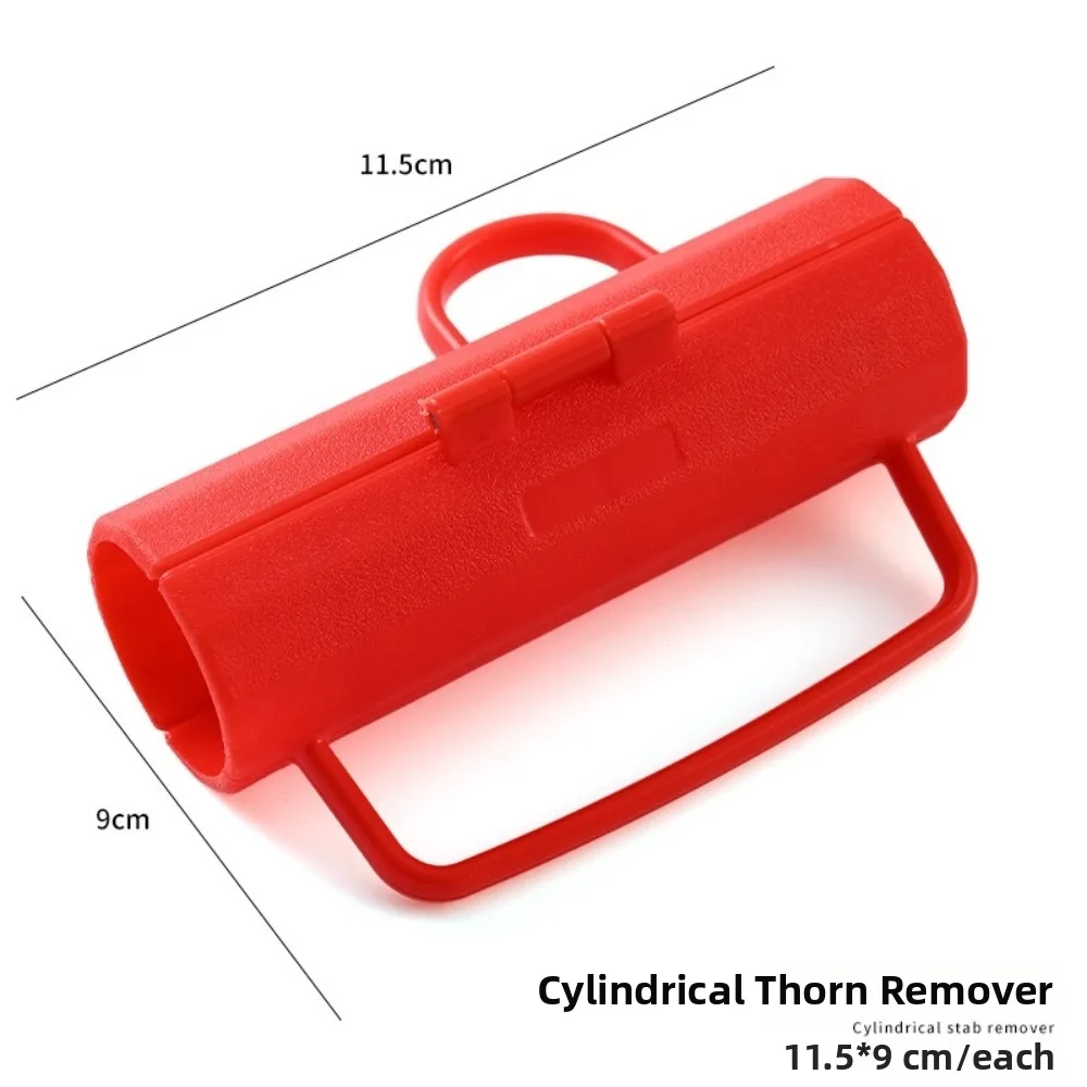 Cylindrical Design Rose Thorn Remover Reusable With Handle Thorn Stripper Tool Innovative Design Rose Trim Clip