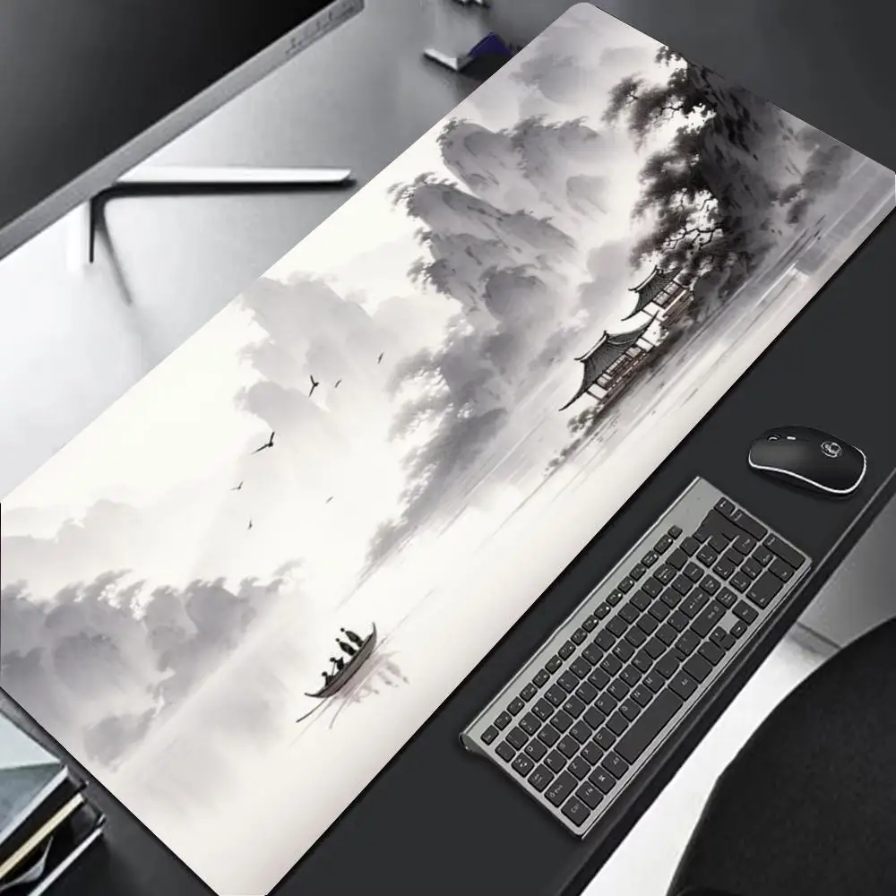 Mountains/Rivers Mouse Pad Multi-Size non-slip Gaming mouse pad Gamer E-Sports Mouse Mat Game Mechanical Keyboard XXL Desk Mat