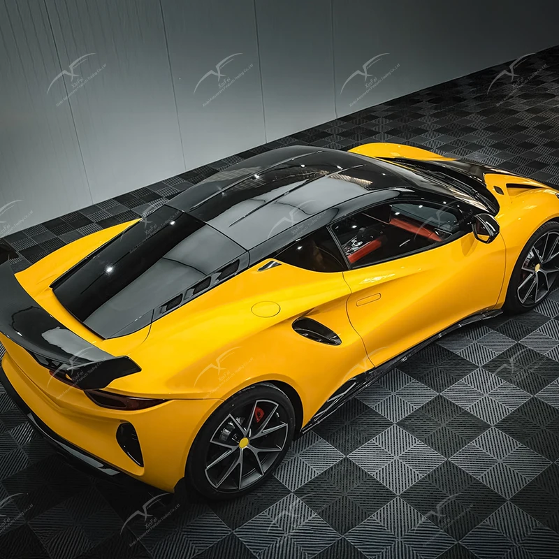 Carbon Fiber Roof Cover Suitable for Lotus Emira 2021-2024 Body Kit Upgrade Decoration Car Exterior Modification 3