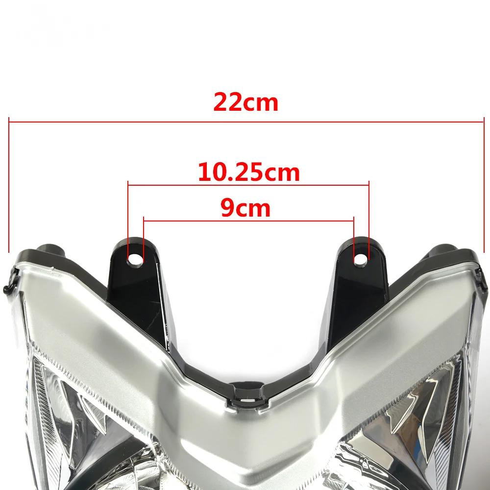 Yamaha YBR125Z YBR 125 Z YBRZ 125 YBR 125Z 오토바이 헤드 라이트 어셈블리 12V 방수 전조등 프론트 라이트 2017 2018 2019