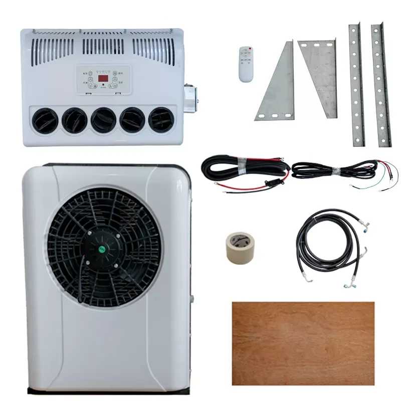 12V& 24V DC Powered Truck Air Conditioner For Truck For Driving For Cabin For Electric Vehicle