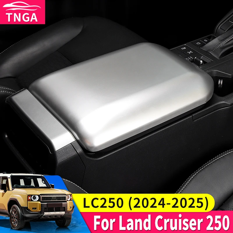 For Toyota 2024 2025 Land Cruiser Prado 250 LC250 1958 First Edition Armrest Box Protection Cover Interior Upgraded Accessories