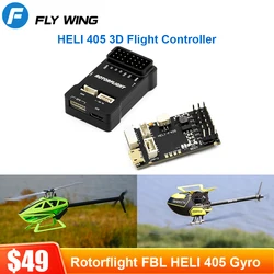 FLYWING Helicopter Rotorflight flight control HELI 405 RF Helicopter FBL Heli System Gyro Support Receiver PPM Spektrum Frsky