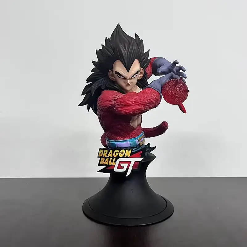 Nouveau 24 cm Dragon Ball Gt Ssj4 Goku végéta Figure Super Saiyan 4 Son Goku & Vegeta buste Pvc Statue Collection modèle jouet cadeau