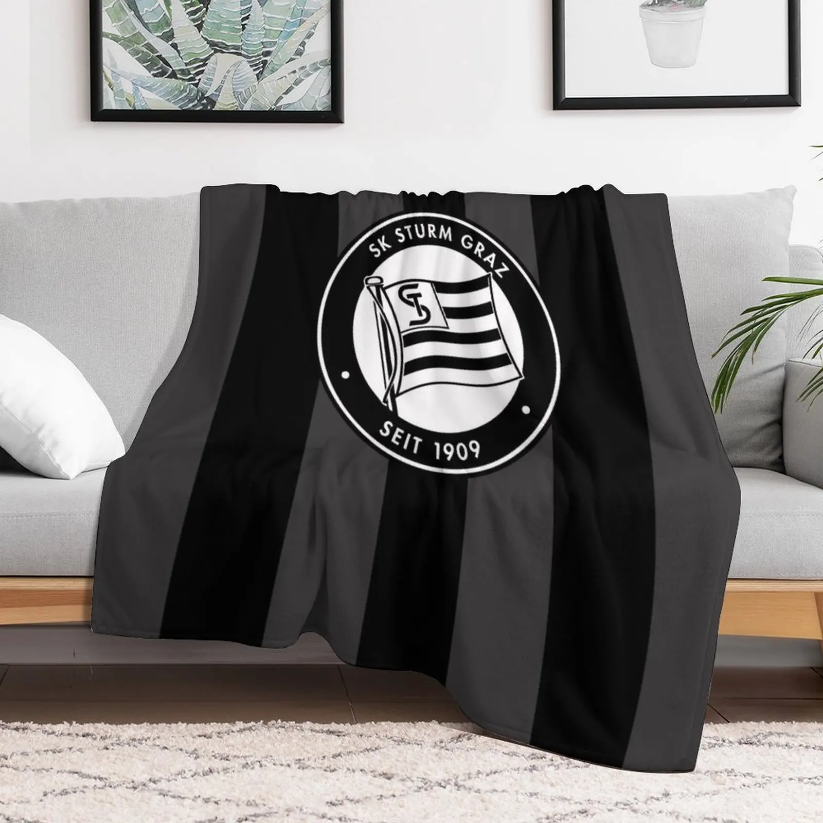 SK STURM GRAZ Inspired by 1997-1998 HOME kIt Throw Blanket