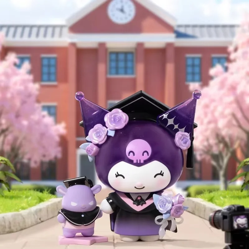 

NEW Sanrio Kuromi Campus Diary Series Blind Box Guess Bag Original Toys Doll Anime Figure Ornaments Surprise Gift