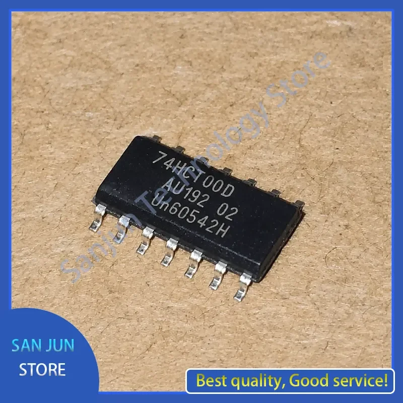 10pcs 74HCT00D Four-way 2-input NAND gate HCT00 SOP-14 original