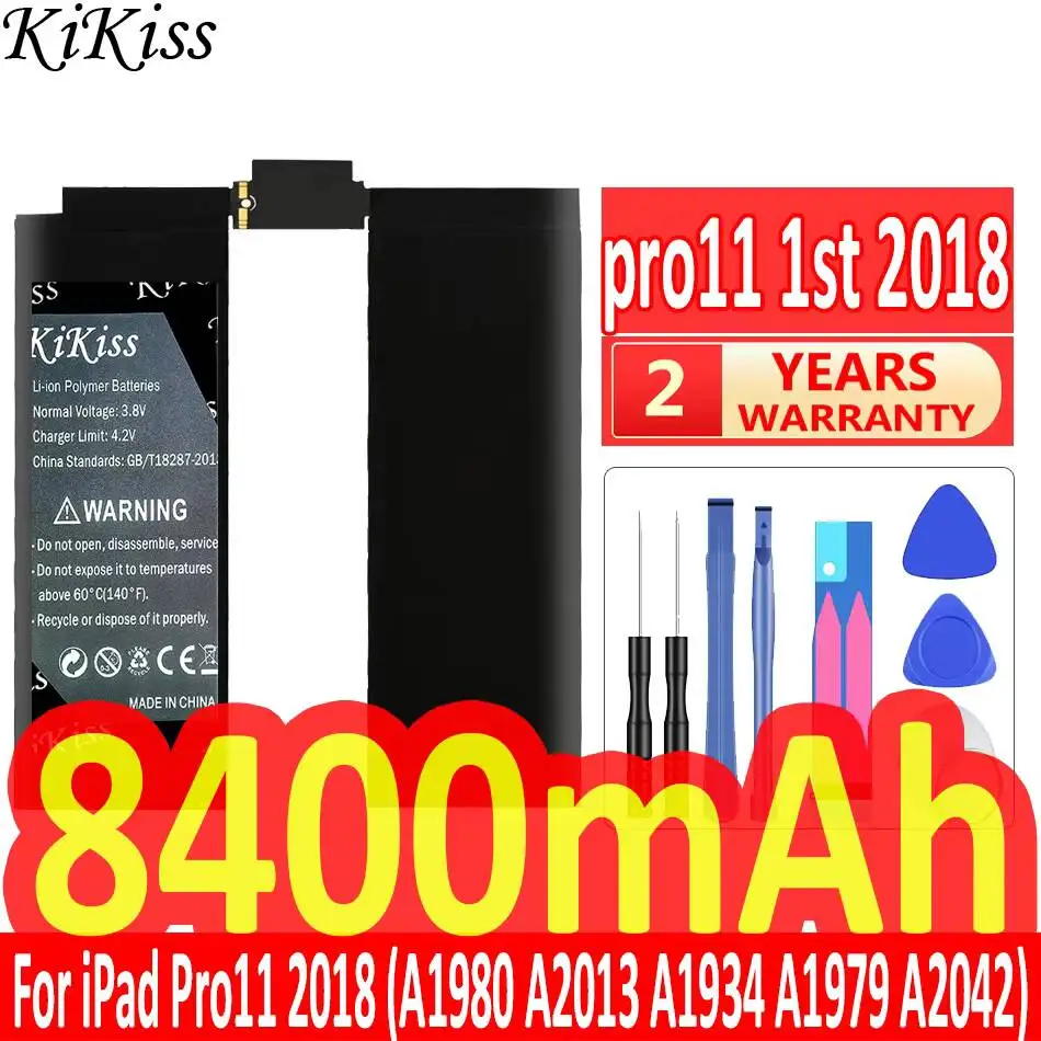 

High Capacity Tablet Battery For Apple iPad Pro 11 2018 A1979 A1983 A2013 A1934 pro11 1st 8400mAh