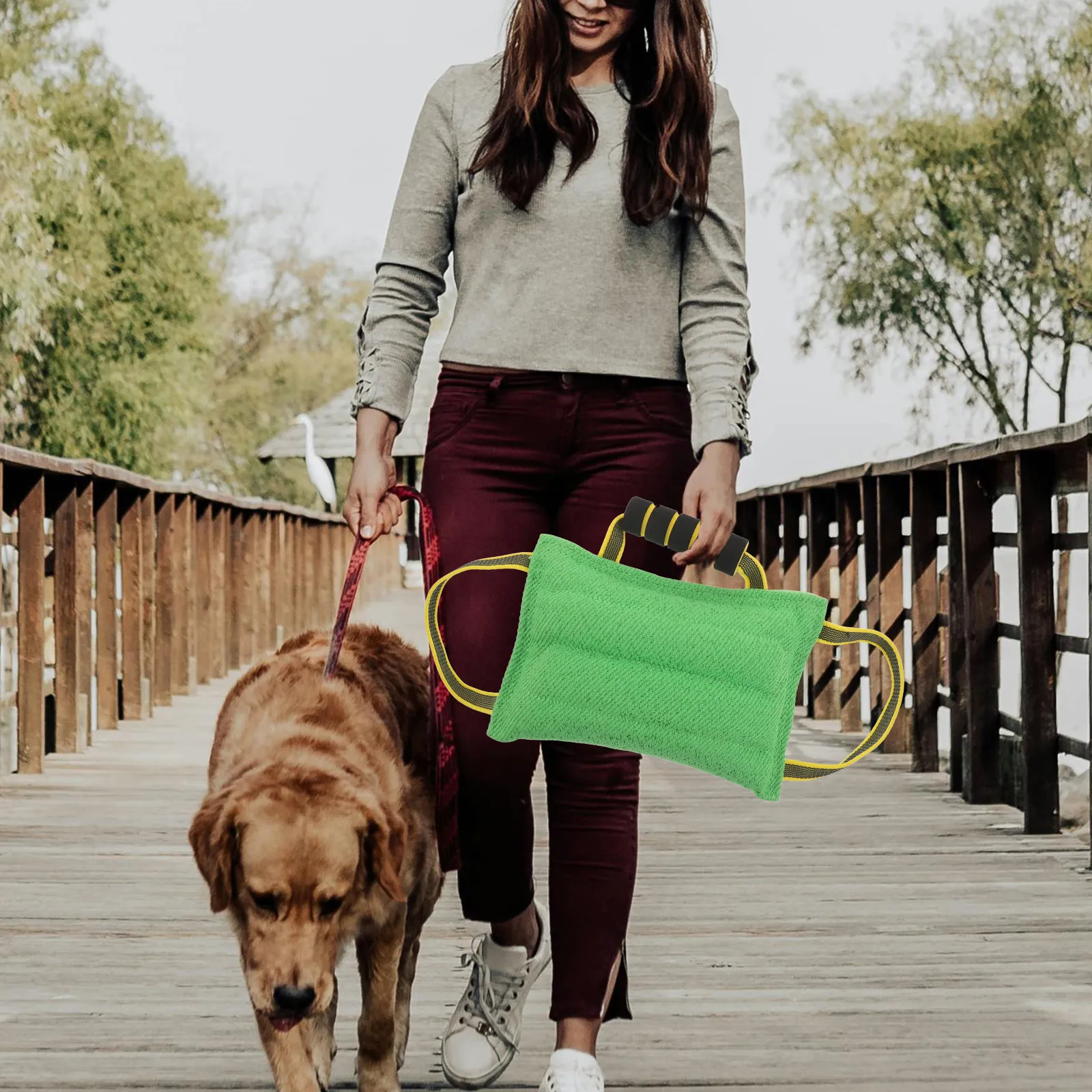 Dog Training Bite Pillow Leg Sleeve Bag Pad for Fiber Cotton Blend Proof Sleeves