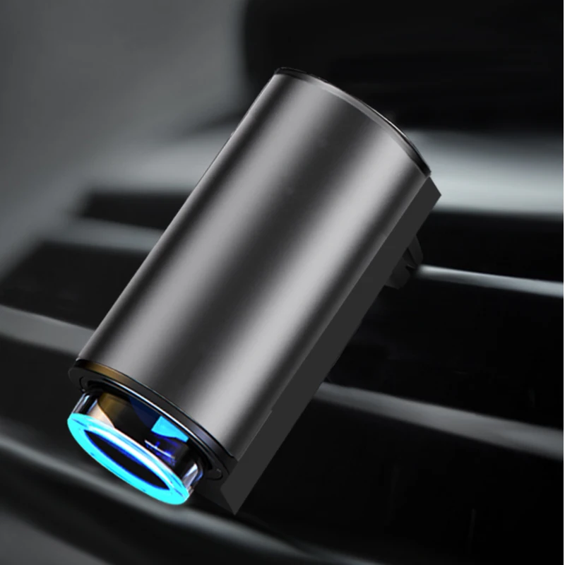 Electric Car Air Freshener Auto Air Diffuser Aroma Essential Oil Fragrance Outlet Air Vent Perfume Humidifier Mist Grain Oil view 3