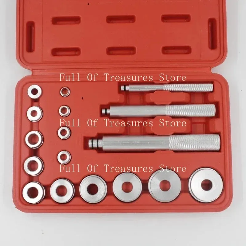 17PCS/Set Wheel Bearing Race Seal Bush Driver Master Tool Kits Aluminum Axle Install Remove Tool