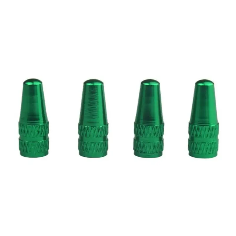 Bicycle Valve Caps Aluminum Alloy French Tyre Air Dust Covers 4/40/52/56Pcs Rustproof for Long Distance Cycling Trips
