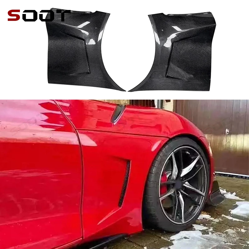 

For Toyota SUPRA GR A90 A91 MK5 2019+ Carbon Fiber Accessories Car Front Fender Replacement Style Front Fender Upgrade Auto Part