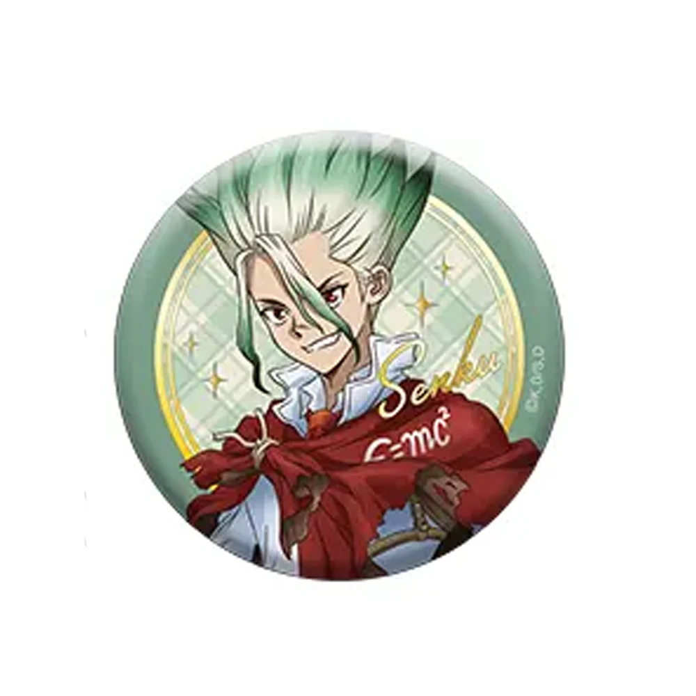 Anime Dr.STONE Senku Ishigami Kohaku Gen Asagiri Cute Badge Cosplay Acrylic Stand Keychain Backpack Decoration Fans Gift