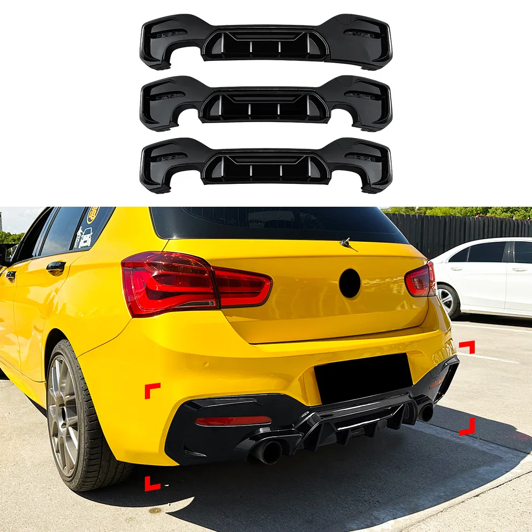 

Suitable for BMW 1 Series F20 F21 LCI M Sport 2015 2016 2017 2018 2019 sports rear lip tail lip spoiler surround modification