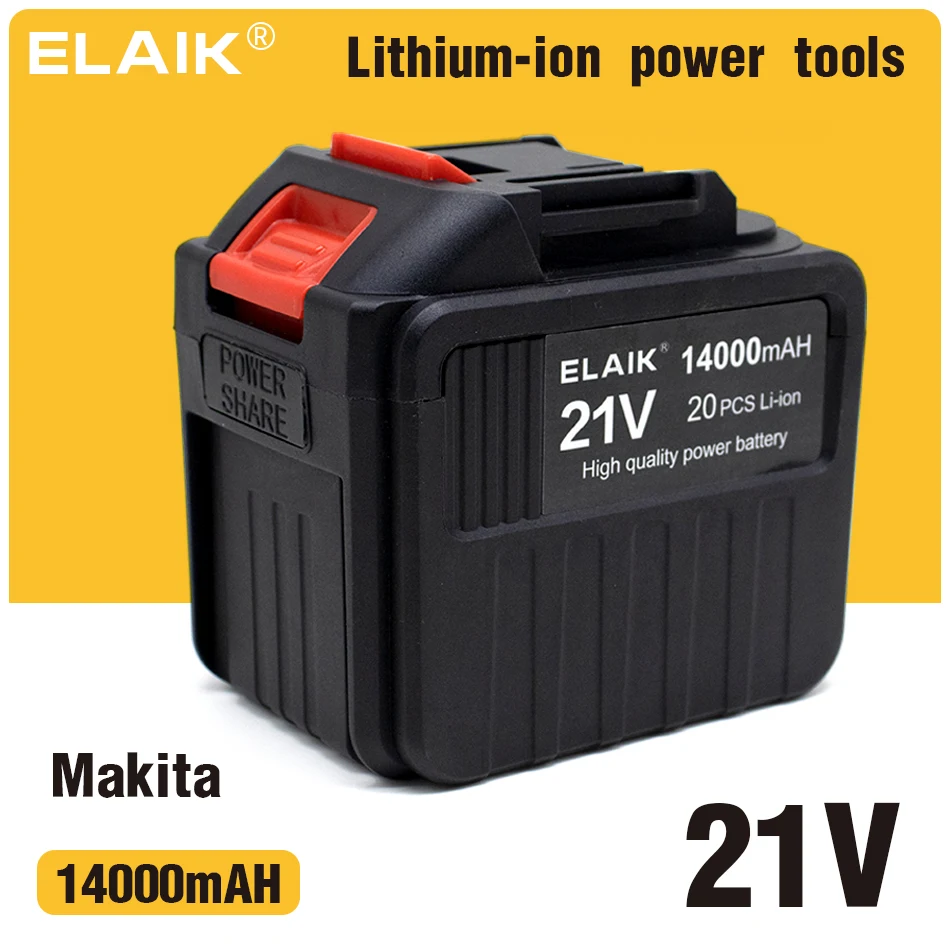 

21V 14AH 10AH 6AH 4AH 2AH high-power durable lithium battery,charger, suitable for Makita 21V series electric tool