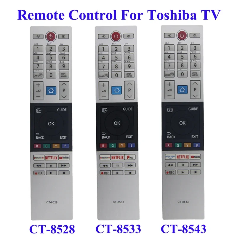 For Toshiba LED HDTV TV 75U68 65U68 65U58 55V68 55V58 55U78 55U68 55U58 CT-8533 CT-8543 CT-8528 Replacement Remote Control