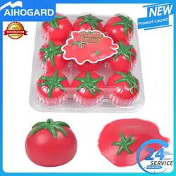 Antistress Tomato Squeeze Toys Vent Ball Stress Relief Hand Fidget Toy Squishy Stressball For Kids Adults Decompression Gift