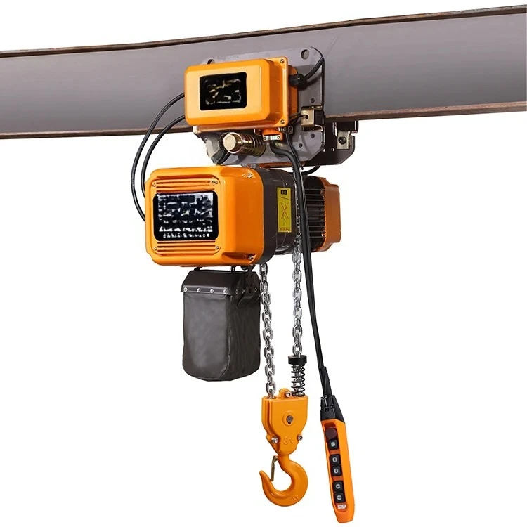 2000Kg Auto Trolley Electric Chain Hoist Smooth Stable Stage Lifting