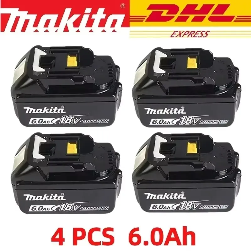 Originele Makita accu 18V 9.0Ah oplaadbare accu, elektrisch gereedschap BL1830 BL1840 BL1850 BL1860B voor Makita 18V accu