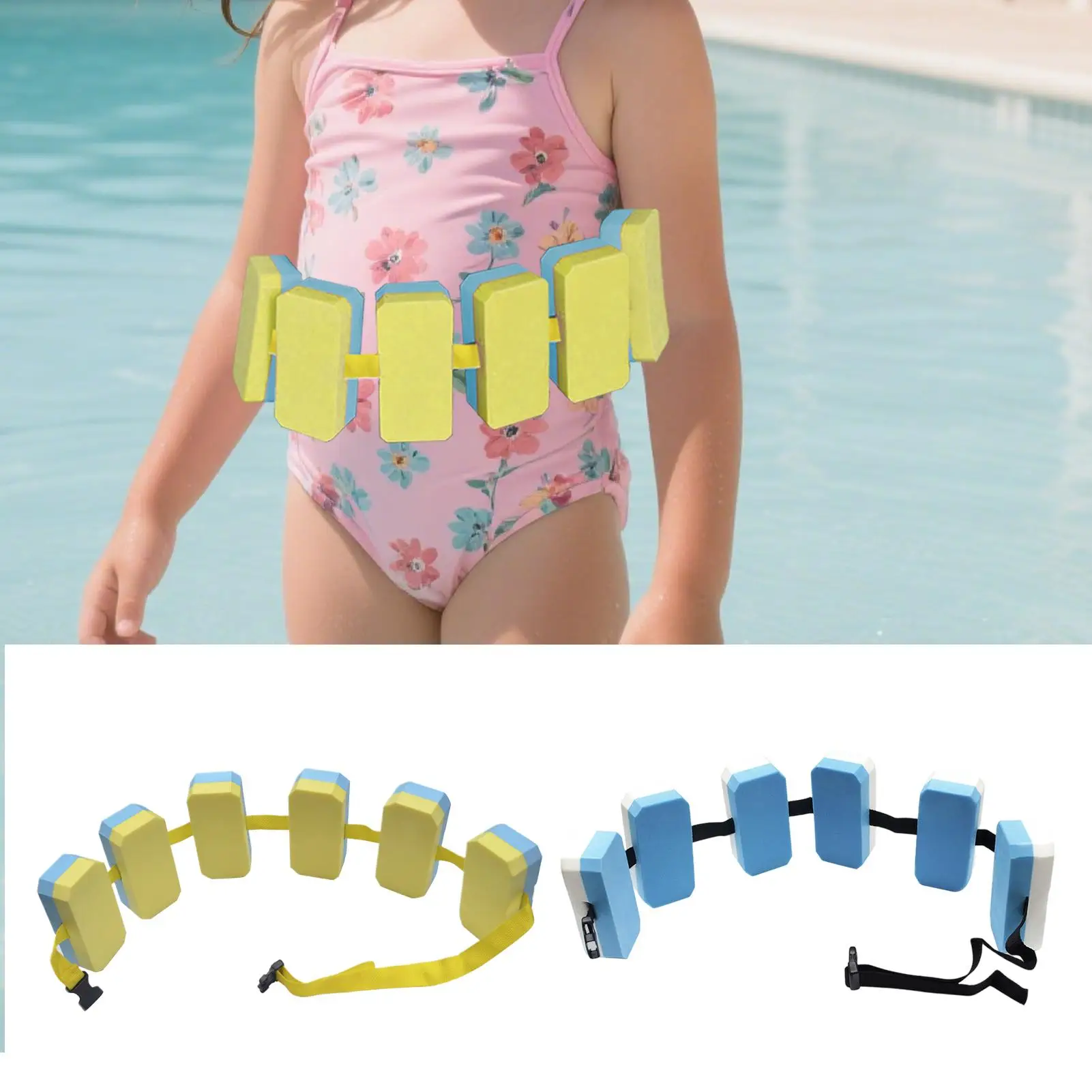 Swim Belts for Kids Pool Swim Bubble Float Belt for Kids Adjustable Training Aid Safety Floating Board for Beginner Swimmer Boys