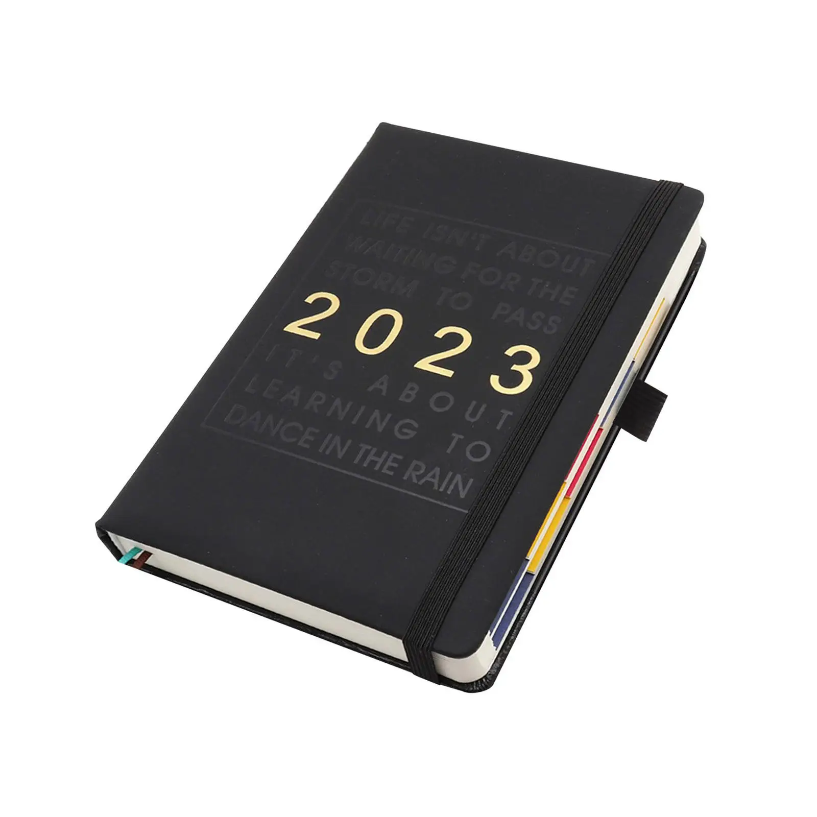 agenda-2023-carnet-a-couverture-rigide-2-marque-pages-journal-avec-anneau-pour-stylo-164-pages-carnet-de-notes-pour-objectifs-habitudes-et-emploi-du-temps
