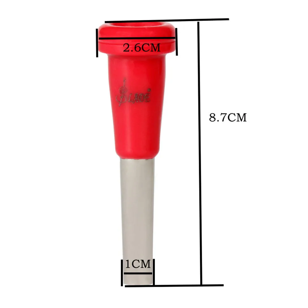 

Black white Brown Red Mouthpiece Trumpet Mouthpiece Mouthpiece Trumpet Mouthpiece Easy To Install Metal ABS 8.78*2.62cm Trumpets