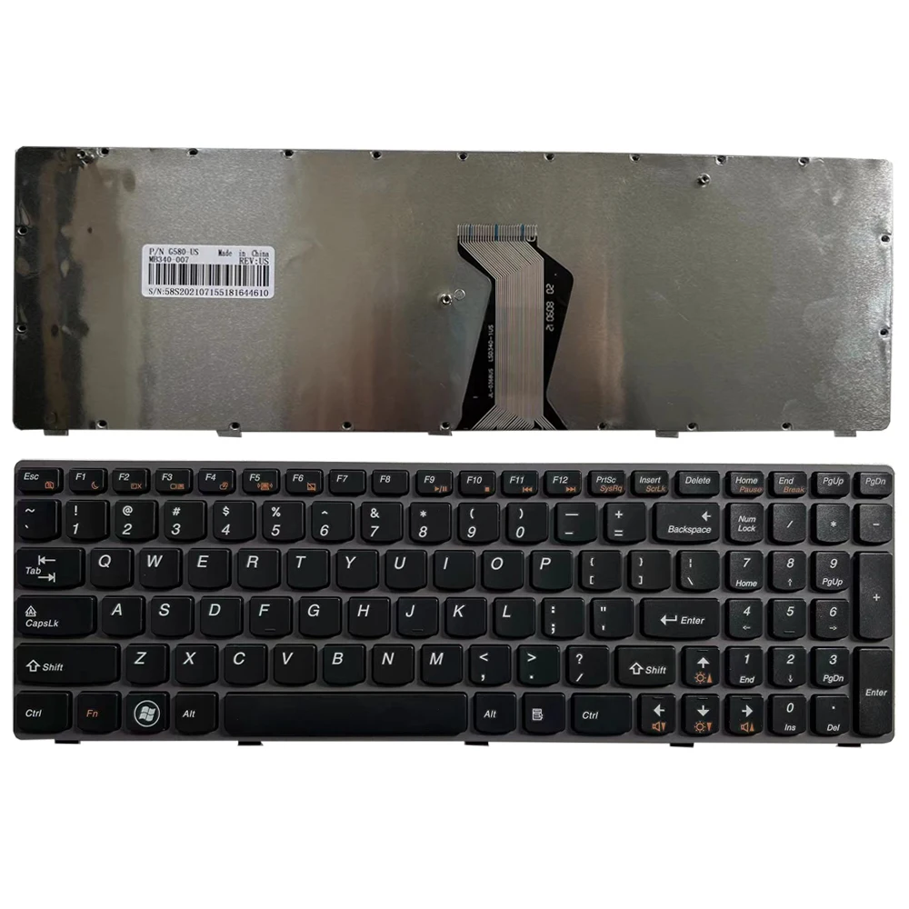New US Keyboard For Lenovo G580 Z580 Z580A G585 Z585 Laptop English Keyboard 25206659 MP-10A33US-686CW T4G8-US