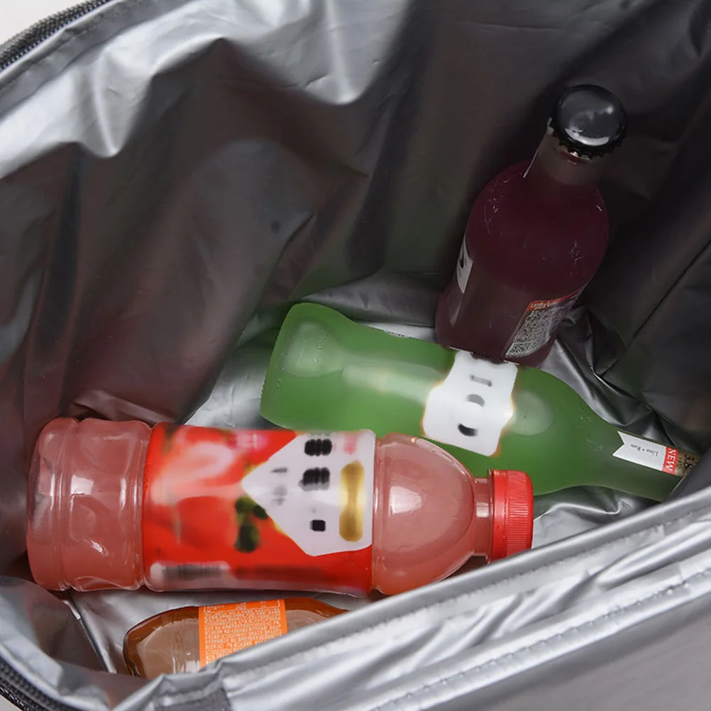 

1Pcs Insulated Lunch Bag Portable Large Capacity Thermal Bento Bag Office Picnic Storage Cooler Portable Bento Pouch