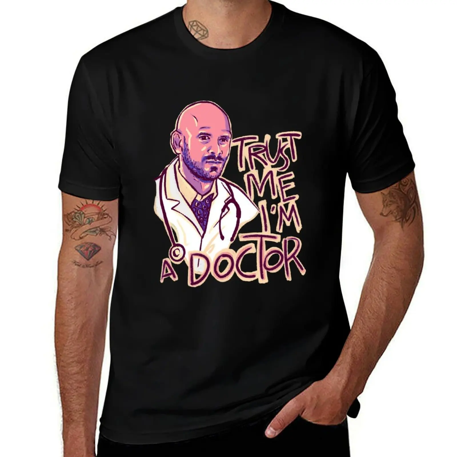Trust me I’m a doctor T-Shirt man t shirts for men casual T-Shirt