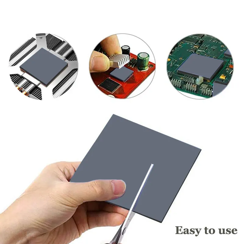 Upsiren  24W GPU CPU Heatsink Cooling Conductive Silicone Pad 100x100/120x20mm High Quality Original Authentic Thermal Pad