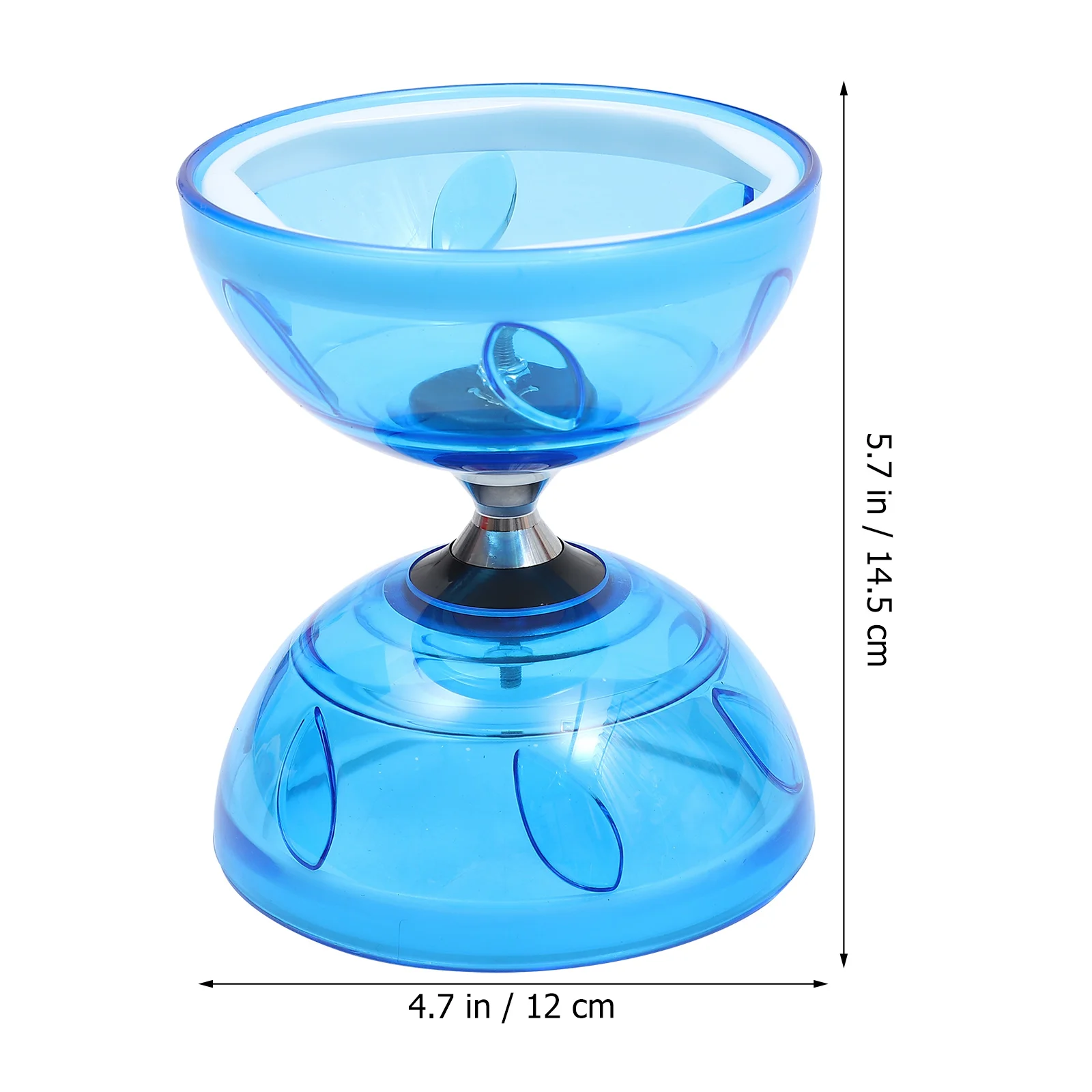 Double-headed Diabolo Toy Professional Chinese Yo for Kids Soft Rubber Fitness The Elderly