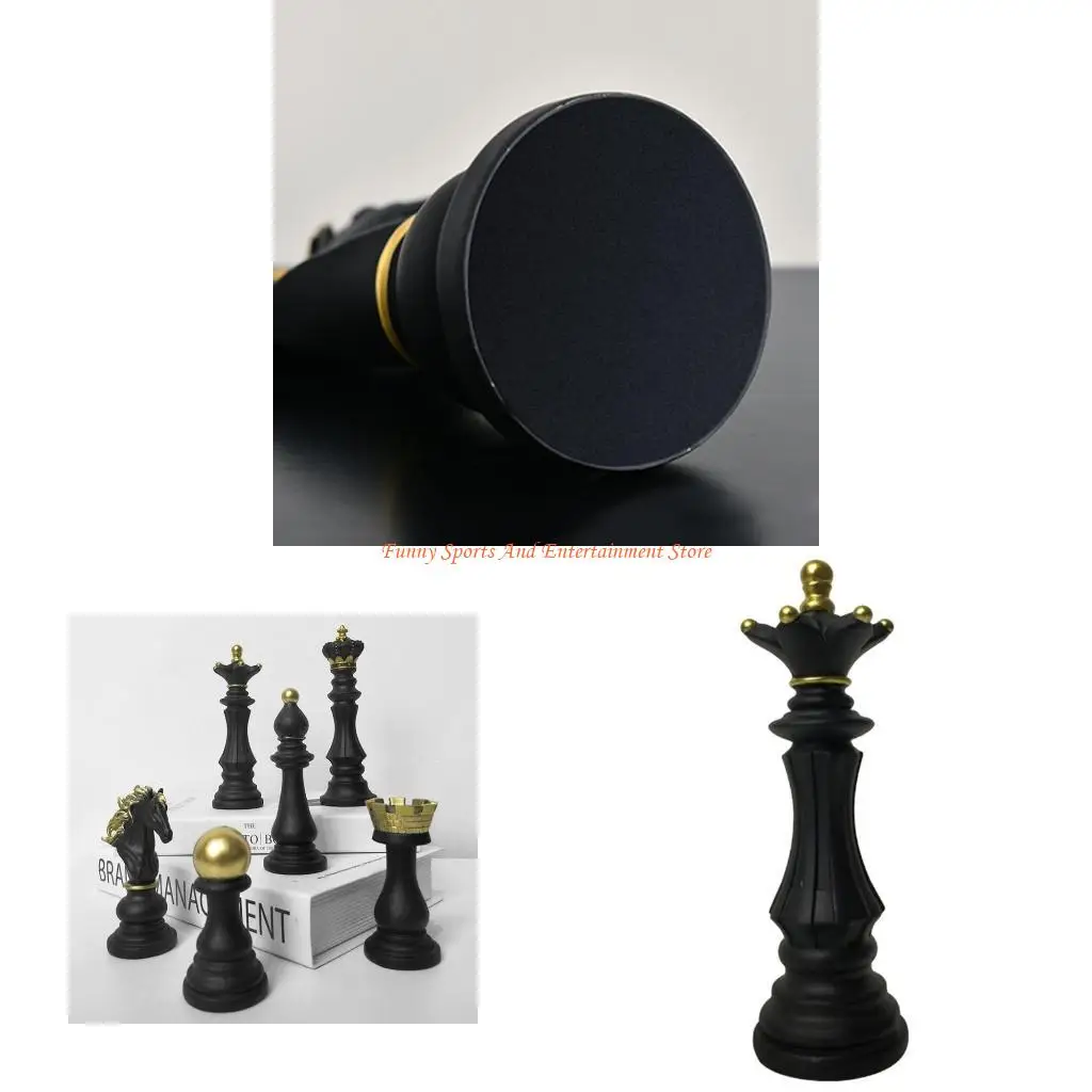 

C4DE Шахматная статуя декор настольные украшения арт -статуэтки офисные шахманы скульптура