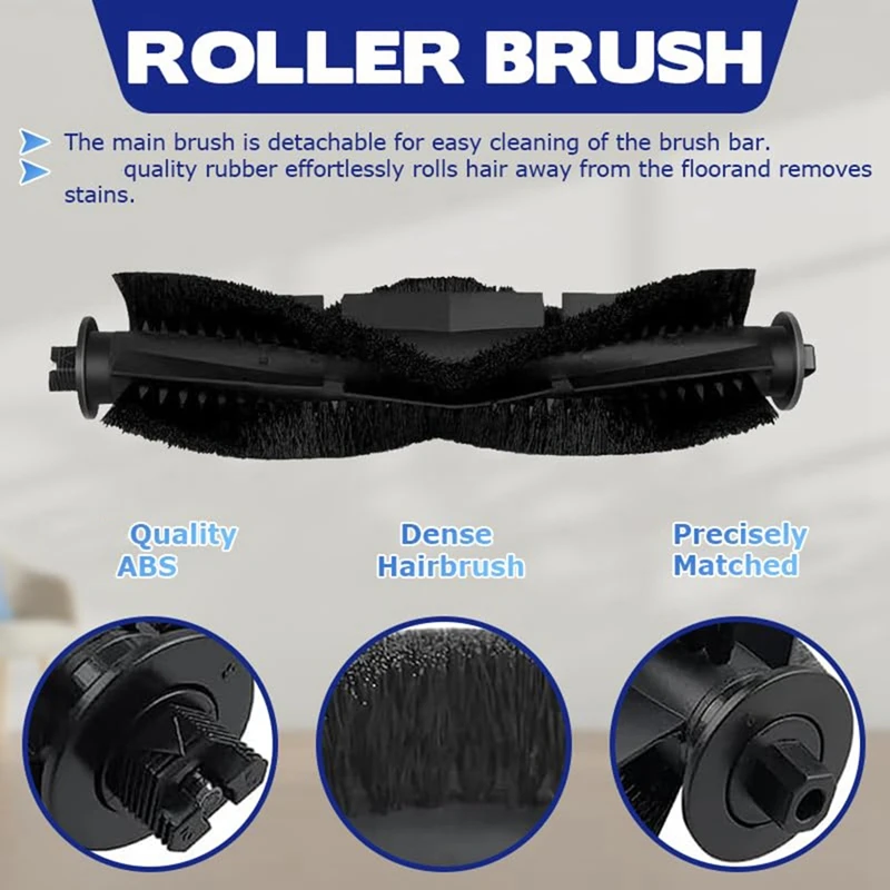 

For T10s Robot Vacuums Robot Vacuums Replacement Spare Parts Main Side Brush Hepa Filter Mop Cloth Wipe Dust Bag-A56M