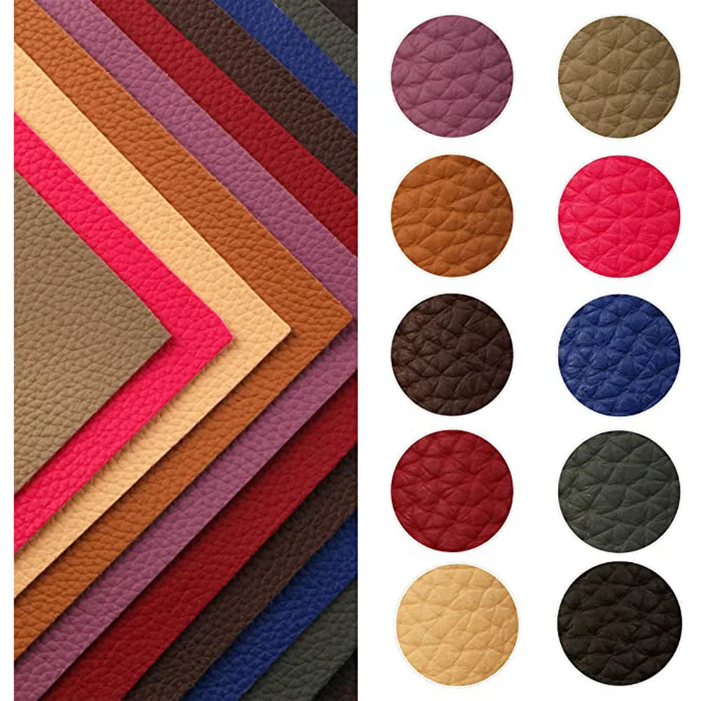 30 Colors Self Adhesive Leather Fix Repair Patch Stick-on Sofa Repairing Subsidies Leather PU Fabric Stickers Patches Scrapbook