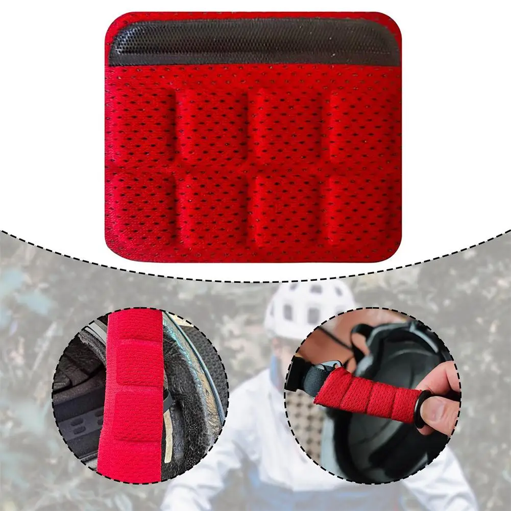 Motorcycle Helmet Chin Pad Comfort Shock-Absorption Breathable Mesh Cushion Pad Motor Hot-Pressed Liner Upgrade Accessories