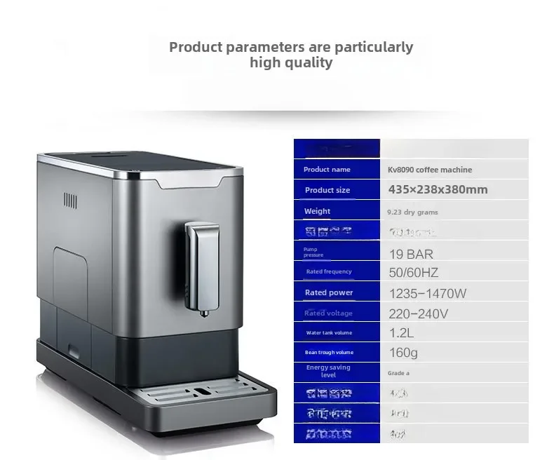 8090 máquina de café expreso totalmente automática