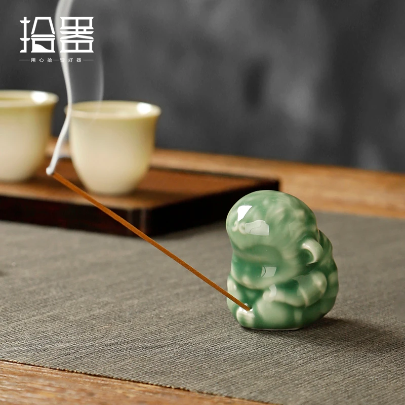 Black myth Wukong small spirit monkey incense stick incense holder thread incense stick Great Saint tea pet tea play cover pen h